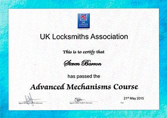UKLA Advanced Mechanisms Certificate