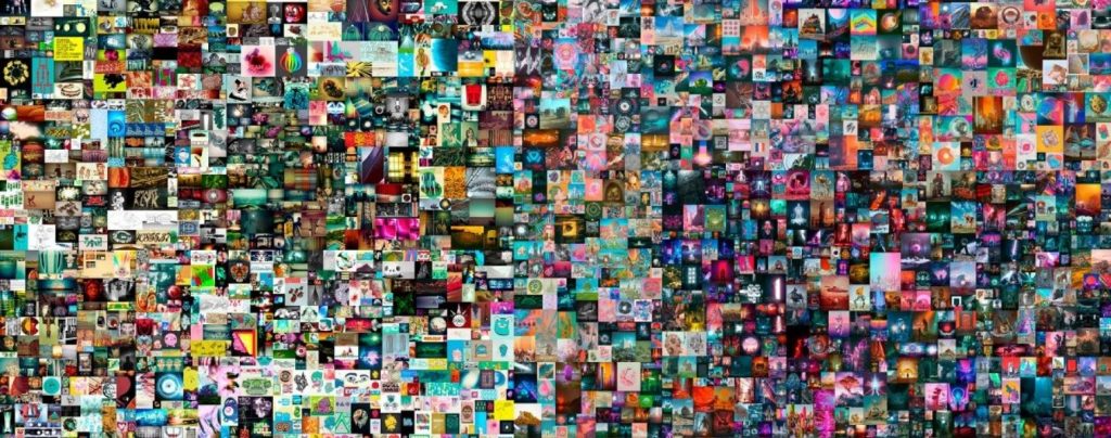 Beeple, Everydays: The First 5000 Days. Sold for: $69.3 million