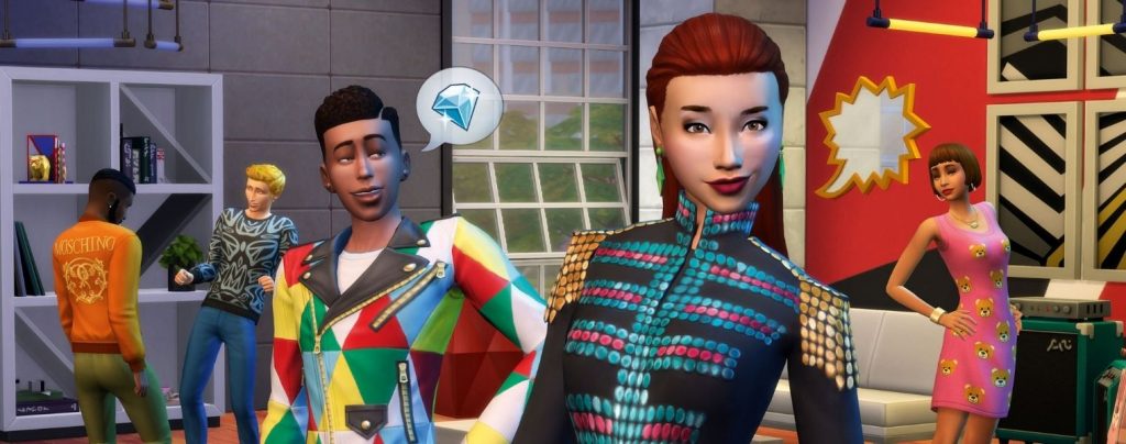 The Sims game luxury fashion gaming